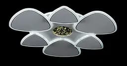 Люстра стельова LED Splendid Ray L2640/560/6+1, 112W, білий, сучасний стиль з пультом, димер - мініатюра 2