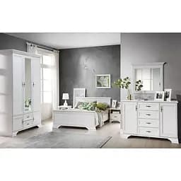 Комплект модульний в спальню ВМК Кентукі N77803 Білий альпійський (GRB-1754)