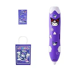 3D ручка Kuromi, шнуры, зарядное, инструкция, SK301-2MLD/2YG/3KLM (в ассортименте)