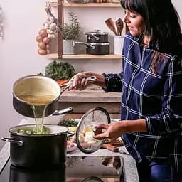 Ківш KitchenAid Steel Core з кришкою 16 см 1.3 л матовий чорний (CC005997-001) - мініатюра 6