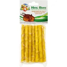 Ласощі для собак Croci King Bone кручений стік жилований 10 см 200 г (20 шт. х 10 г)