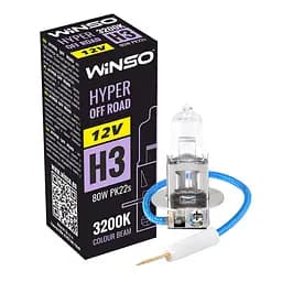 Галогенова лампа Winso H3 12V 80W PK22s Hyper Off Road (712310)