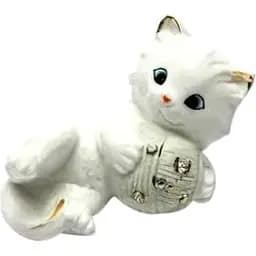 Кошеня з клубком порцеляна 9,5х6х5,5 см