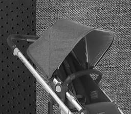 Універсальний візочок 2 в 1 UPPAbaby CRUZ 2, JORDAN (графітово-сірий меланж/срібляста рама/чорна шкіра) - мініатюра 11