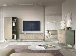 Комод Perfect Home Форест / Forest KSZ106 з 3 шухлядами Евкаліпт/ялиця сканді (PFH-091477) - мініатюра 9