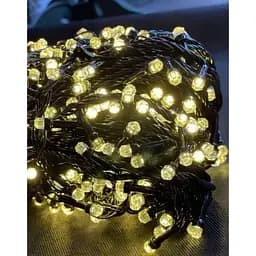 Новорічна гірлянда Рубін 30 м 500 Тепло білих лампочок