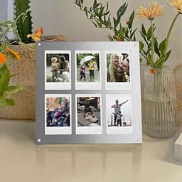 Фоторамка Fujifilm Instax Mini на 6 фото акрилова, срібляста - мініатюра 6