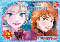 Пазлы G-Toys Frozen, 70 элементов, FR022