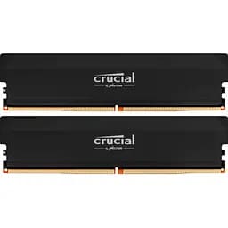 Модуль памяти DDR5 Crucial 2x16GB 6000MHz Pro OC Black (CP2K16G60C36U5B) [147413]