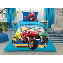 Комплект постельного белья TAC Disney Ricky Zoom Полуторный Разноцветный 000229578