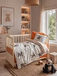 Комплект дитячої постільної білизни в ліжечко baby crib ранфорс TC303376273