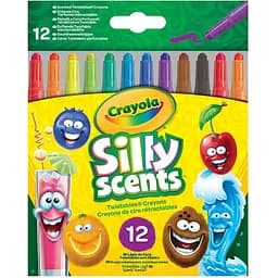 Набор восковых мелков Crayola Silly Scents Твист ароматизированный 12 шт. (52-9712)