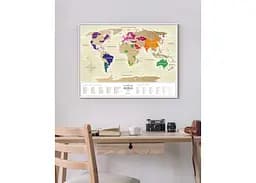 Скретч карта світу 1DEA.me Travel Map Gold World (укр.) (13001) - мініатюра 5