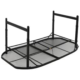 Стіл Bo-Camp Northgate Oval Black Grey 150 x 80 см (1404188) - мініатюра 4
