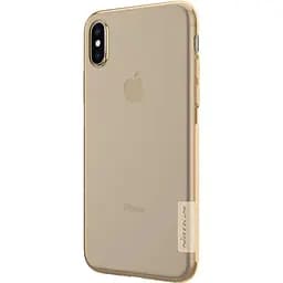 Чохол-накладка Nillkin TPU Nature Case Apple iPhone X Brown - мініатюра 4