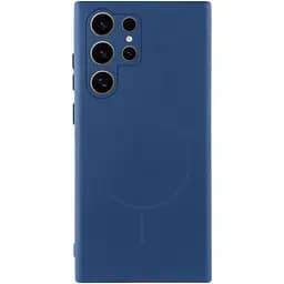 Чохол Lakshmi Silicone Cover Full Camera AA with MagFit для Samsung Galaxy S26 Ultra Синій/Navy blue