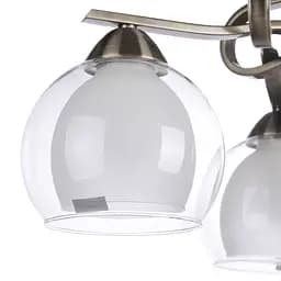 Люстра стельова Brille класична в зал E27 60W BZ (LK-251C/3) - мініатюра 5