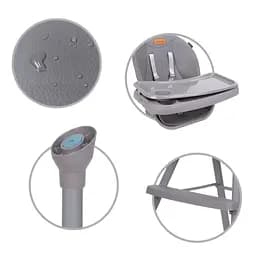 Стілець для годування 4в1 Kidwell EATAN Grey - мініатюра 5