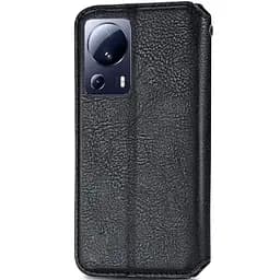 Шкіряний чохол-книжка GETMAN Cubic (PU) для Xiaomi 13 Lite Чорний - мініатюра 2