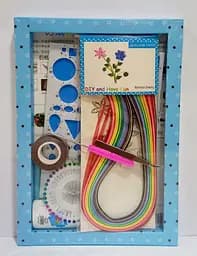 Набор для квиллинга С 37116 16 цветов, с инструментами, в коробке (6900067371164) Голубой