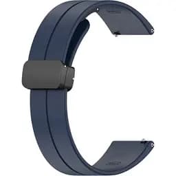 Ремінець DK CDK для Colmi P9 20mm Silicone Sport Magnetic (016443) (dark blue)