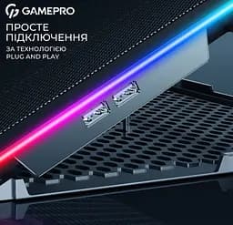 Охолоджувальна підставка для ноутбука до 17,3 дюйма GamePro GPCP-1090 13xfans - мініатюра 12