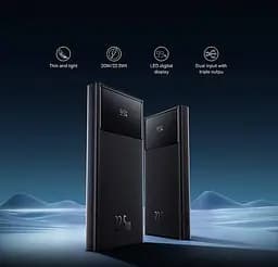 Зовнішній акумулятор Baseus Star-Lord Digital Display 30 W 10000 mAh P10022907113-00 - мініатюра 6