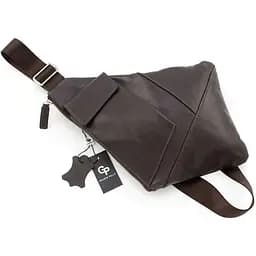 Чоловіча шкіряна сумка-слінг GRANDE PELLE 21х31х1.5 см sum0025497 - мініатюра 4