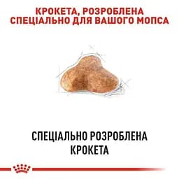 Сухий корм для дорослих собак породи Мопс Royal Canin Pug Adult, 3 кг (3985030) - мініатюра 4