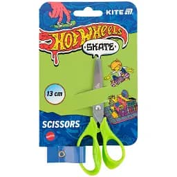 Ножиці дитячі Kite Hot Wheels 13 см салатові (HW25-122) - мініатюра 2