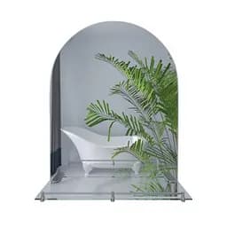 Дзеркало Lidz Tani 140.07.03 (1) 700x900x110 настінне з поличкою прямокутне з дугоподібним верхом LD78TA7090