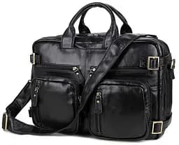 Чоловіча шкіряна сумка Vintage 39,5х29х13 см sum0012442