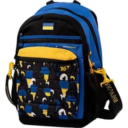 Рюкзак Yes TS-95 Welcome To Ukraine, черный с синим (559463)