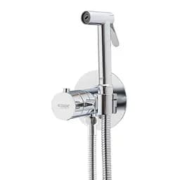 Гігієнічний душ прихованого монтажу Koer KB-24029-01 із термостатом Black KR5485, Хром