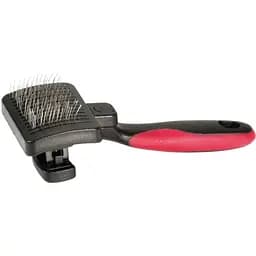 Пуходерка для котів та собак Croci Vanity що самоочищається мала 13.7х5.2х4.6 см червона (C6080989)