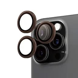 Протиударне захисне скло AR для камери Apple iPhone 16 Pro/16 Pro Max desert titanium , захист лінз від подряпин та ударів, лінзи на камеру з рамкою, ArmorStandart (ARM79412)