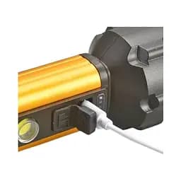 Ліхтар акумуляторний ручний Gold Silver GS-220 9343 5 Вт золотистий - мініатюра 3