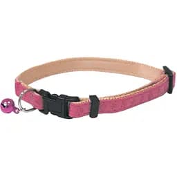 Нашийник для котів Croci Mylord з дзвіночком 21-33х1 см рожевий