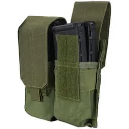 Підсумок Condor Double M4 Mag для 2-х магазинів закритий Оливковий (1013-1432.03.78)