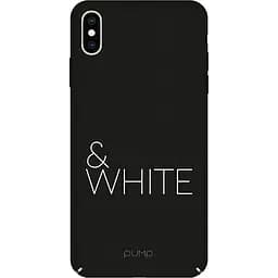 Чохол-накладка Pump Tender Touch Case for iPhone XS Max Black&White