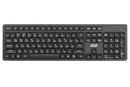 Клавіатура мембранна KS260 106key, WL, EN/UK, чорний 2E teh0013834 - мініатюра 2
