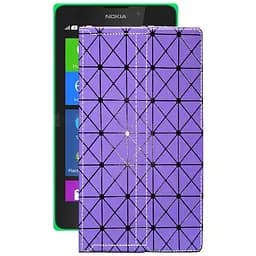 Чохол StatusCASE з екошкіри для планшету Nokia XL Фіолетовий ромб