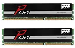 Модуль пам'яті для комп'ютера DDR4 16GB (2x8GB) 3000 MHz PLAY Black Goodram Б/в