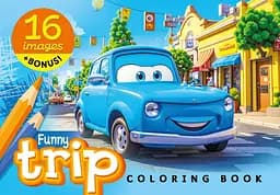 Книга Розфарбовка, 80 г, 148x210 мм, 8 аркушів, А5, скоба, диз. 23338