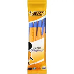 Набор шариковых ручек BIC Orange Original синий 0.36 мм 4 шт. (516336)
