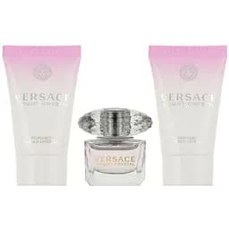 Набір Versace Bright Crystal туалетна вода 5 мл гель для душу 25 мл, лосьон для тіла 25 мл