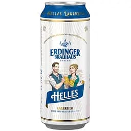Пиво Erdinger Brauhaus Helles светлое нефильтрованное 5.1% 0.5 л