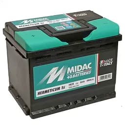 Акумулятор 6СТ-62A MIDAC HERMETICUM, 12V, 62Ah (+/-),  EN590А
