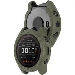 Чохол-бампер DK CDK Силікон Outlines для Garmin Tactix 7 Pro (015830) (green) - мініатюра 2