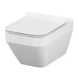 Унітаз підвісний CET B217 Cersanit Crea CleanOn з дюропластовим Slim сидінням SoftClose+QuickRelease 30412